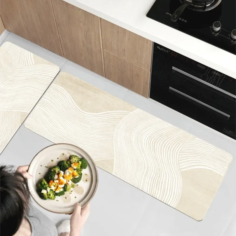 

Kitchen Waterproof Carpet Oil-proof Area Rug Anti-slip Pvc Floor Mat Non-slip Long Rugs Leather Home Decoration Modern 주방 카펫