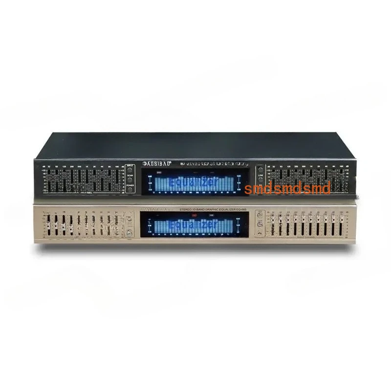220V EQ665 Equalizer Hifi Home EQ Equalizer Dual 10 BAND Stereo Treble Alto Bass Regulation with Built-in Bluetooth New