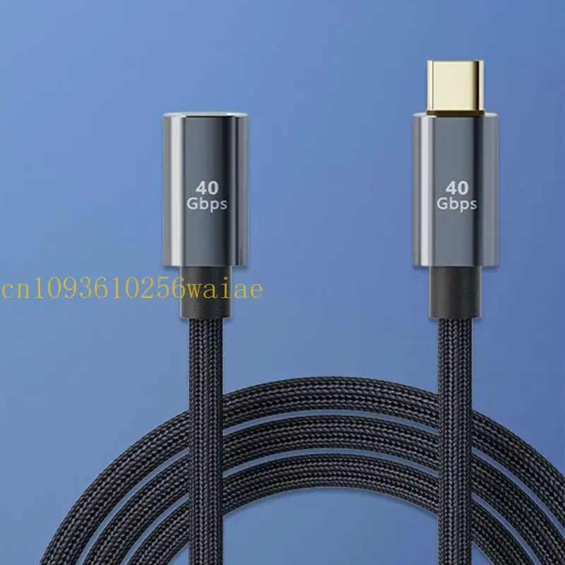 652F Type-C PD 100W محول سريع الشحن من الذكور 40 جيجابايت محول لهاتف الكمبيوتر المحمول #5