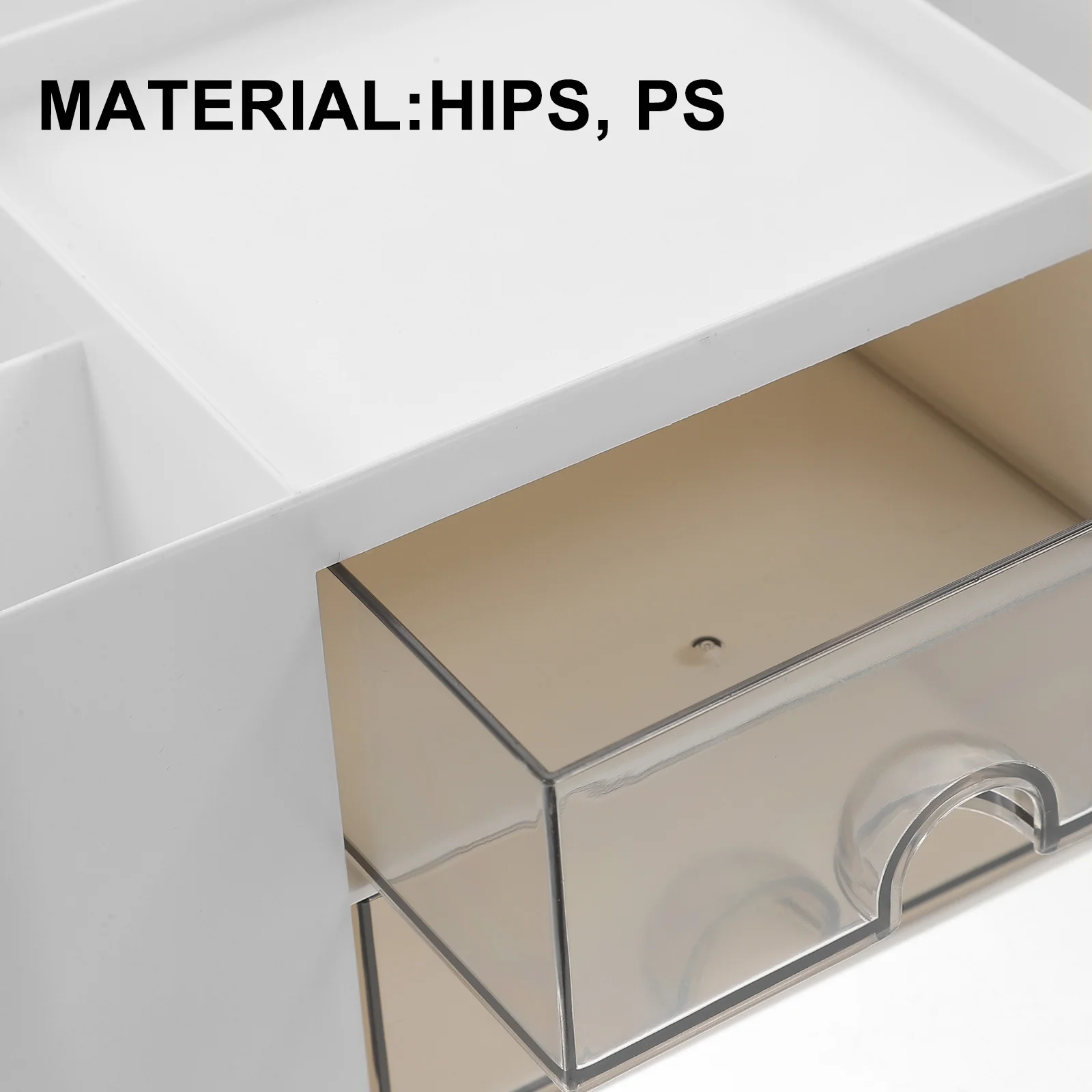 

Desk Storage Box Bathroom Makeup Organizer Desktop Stationery Holder Office Supplies Decorative Table Organizer