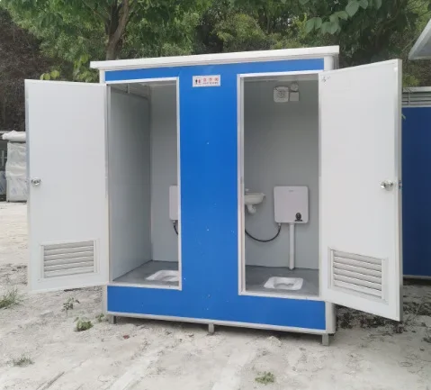 2026 Modern Portable Prefab Shower Room Mobile Outdoor Steel Structure Bathroom for Office Philippines Constructed Sandwich Pane