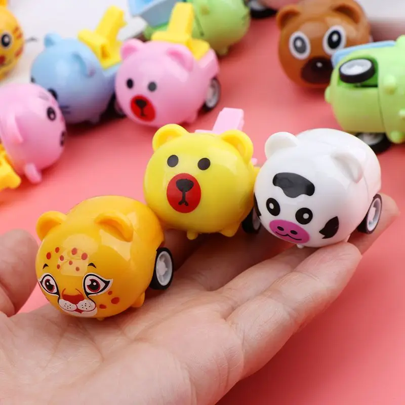 10/20/30/50100pcs Cute Animal Pull Back Car Kids Birthday Party Favor Toys Baby Shower Guest Gift Souvenir Boys Girl Giveaway