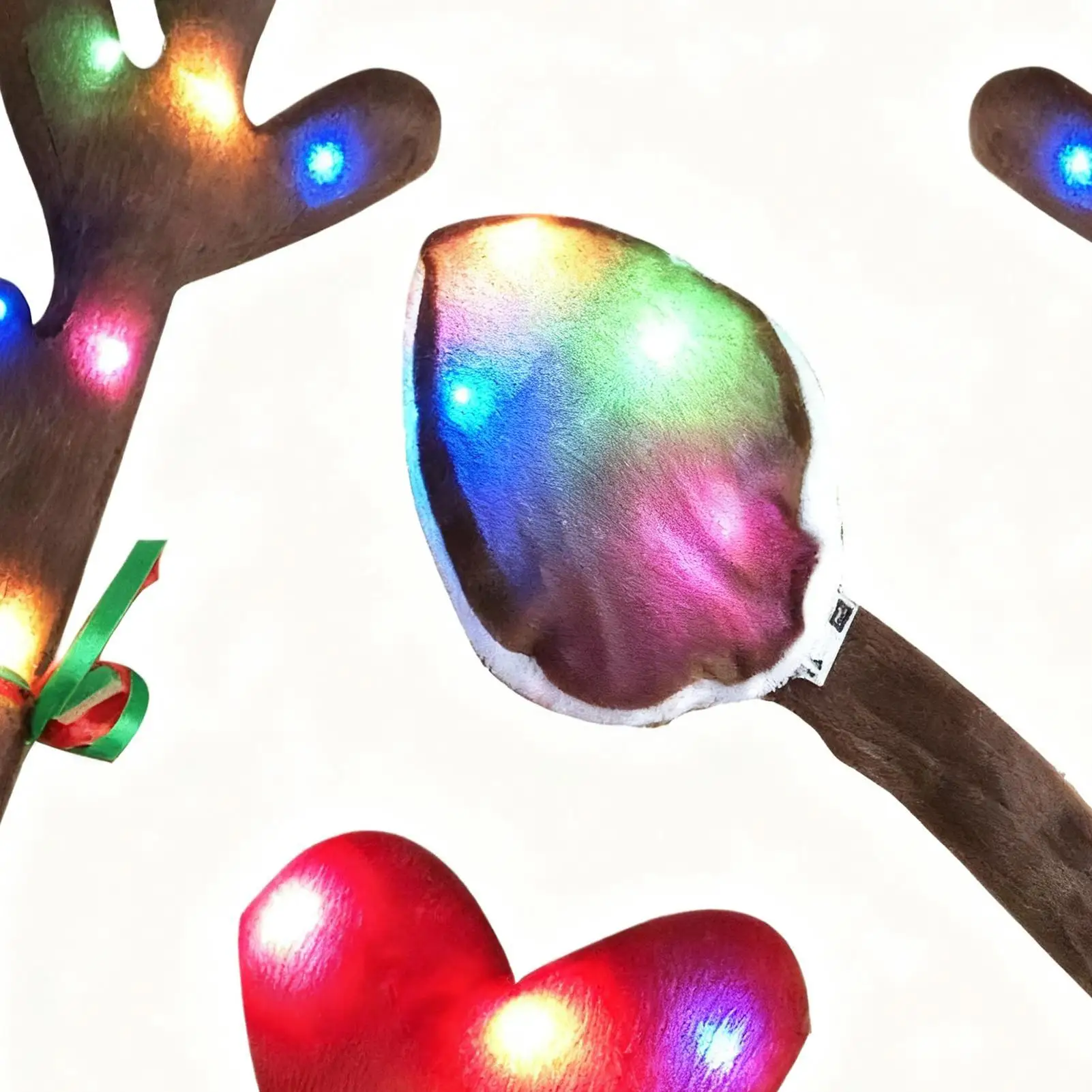 

Reindeer Antler For Cars Holiday Decoration With LED Lights Reindeer Christmas Decoration For Holiday Van Party Seasonal