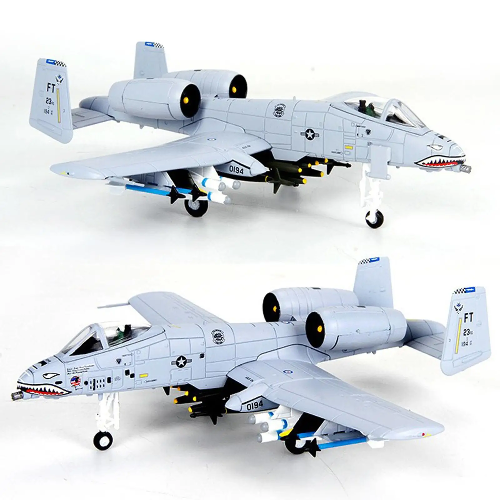 Alloy 1 100 Scale Airplane Model Attack Fighter Jet Diecast Aircraft Collectible for Home Decoration Display