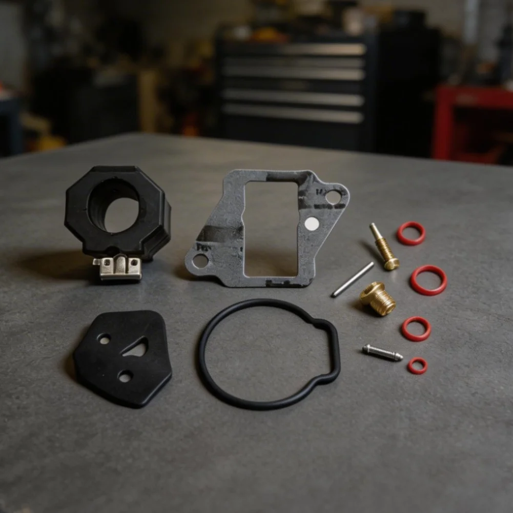 

Outboard Engine Carburetor Repair Kit For 9.5HP 15HP Models 6E7-W0093-00 Fits 1988 15ESG 1988 15LG 1991 9.9MLHP 1990 9.9LD Ect