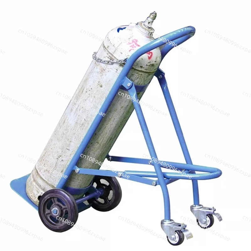 Ukeli double gas cylinder truck | cylinder truck | gas cylinder cart will be sent on behalf of one piece.