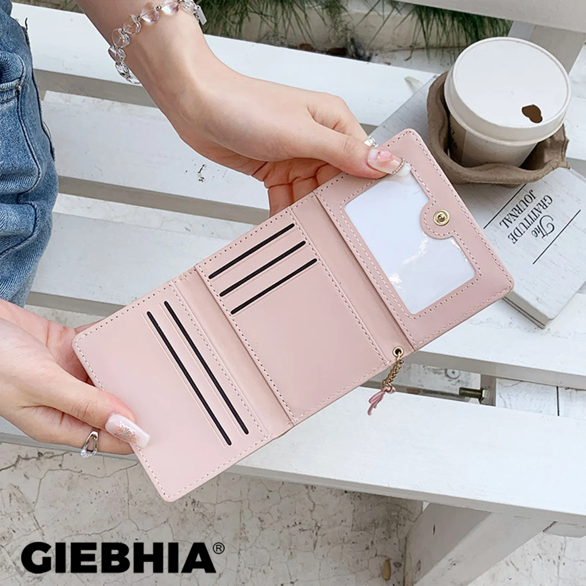 محفظة للسيدات، حامل بطاقات عالي الجودة، محفظة للعملات المعدنية، محفظة قصيرة بثلاثة أضعاف، محفظة جلدية بفيونكة، حامل مستندات، محفظة للعملات المعدنية بسحاب