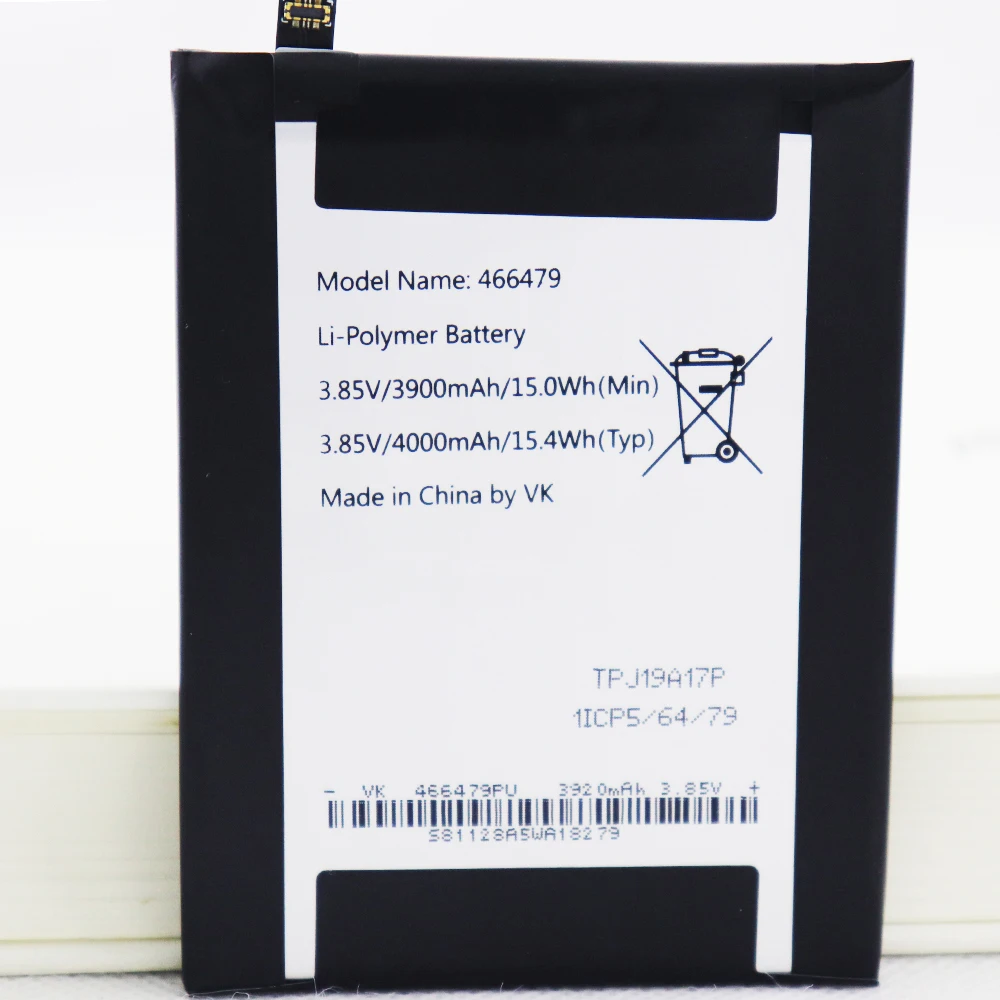 original 4000mAh Wiko 466479 Battery For Wiko View 3 Lite W-V800 BCS097