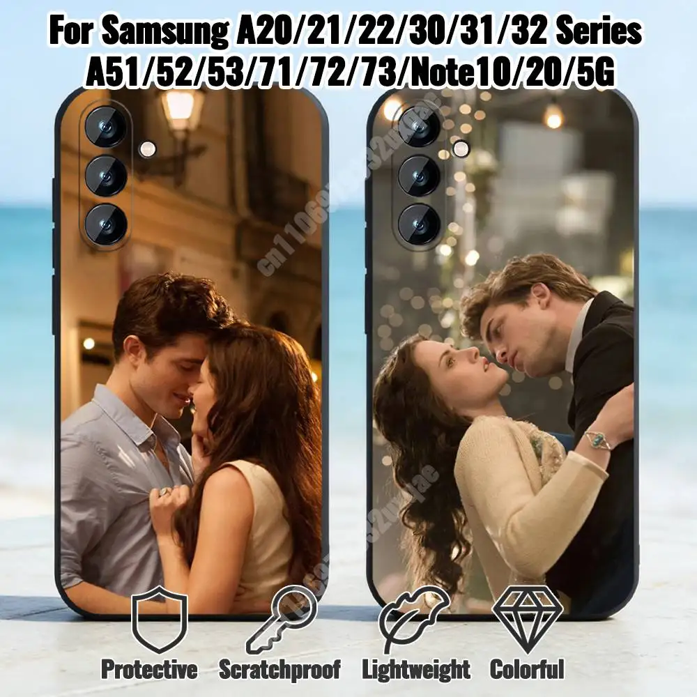 Twilight Wedding Bella Edward Phone Case for Samsung Galaxy A73 72 71 70 A53 52 41 40 A32 31 30 Note20 Note10 Note9