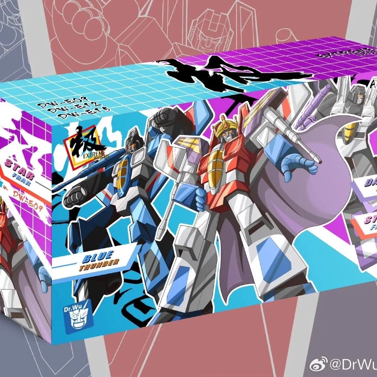 Dr.Wu transformacja Dw-E09/E12/E15 Starscream tron płaszcz koronacja garnitur niestandardowa kolekcja figurek Model zabawka prezent