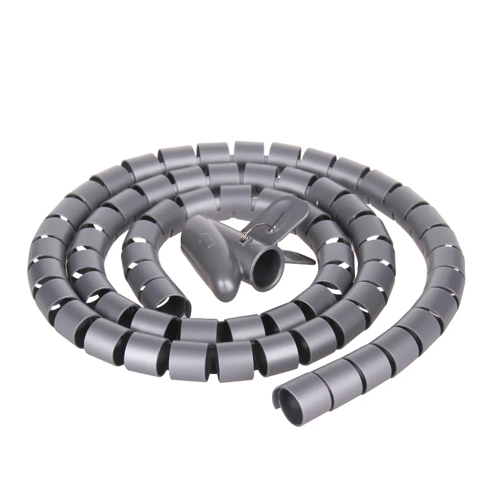 Flexible Spiral Cable Durable Easy To Use Sturdy Best-selling Practical Must-have Expandable Cable Management Organization Tool