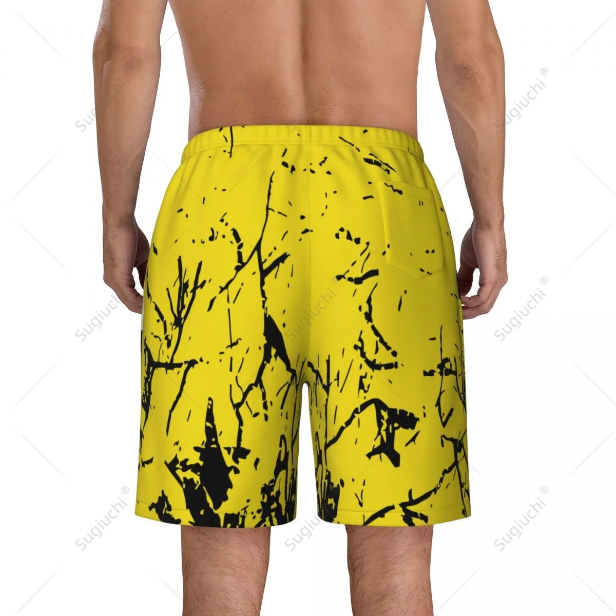 Men's Brunei Flag Beach Pants Board Shorts Surfing Boys Soccer Cycling Swimwear Running Polyester