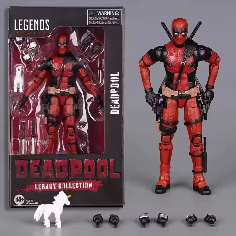 Versione Premium Cosplay Action Figure Deadpool Toy Modello di alta qualità da collezione artigianale fatto a mano Piccolo Deadpool Jerky