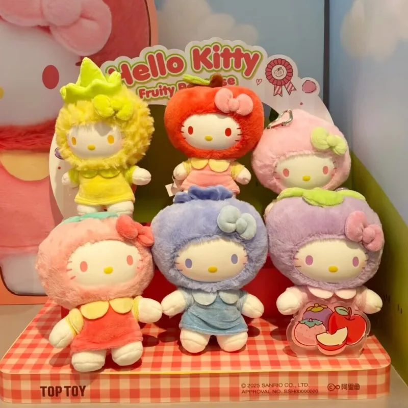 

Hot Genuine Hellokitty Fruit Paradise Series Blind Box Cute Fashion Toy Bag Pendant Hellokitty Mysterious Box Fruit Style Toy