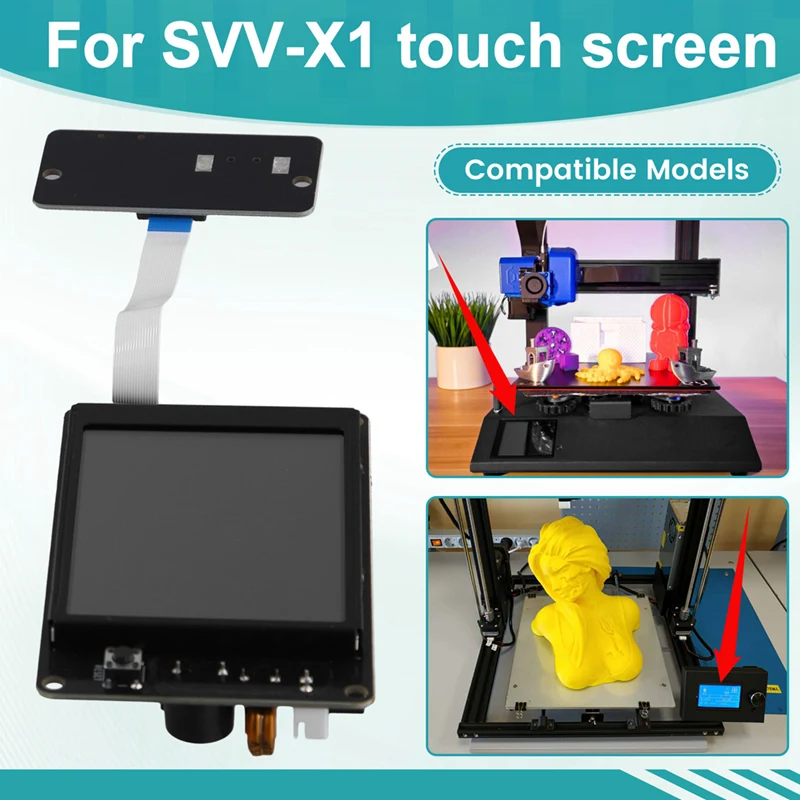 For Artillery 3D Printer LCD Screen And TFT Board Easy Installation High Sensitivity Touch Control For Sidewinder X1