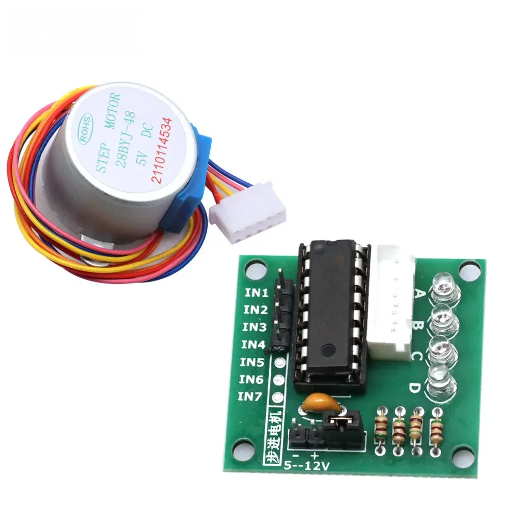 ULN2003 Driver  28BYJ-48 5V 4-Phase Geared Stepper Motor Kit with  – Arduino/PIC MCU-Compatible Stepper Control Board