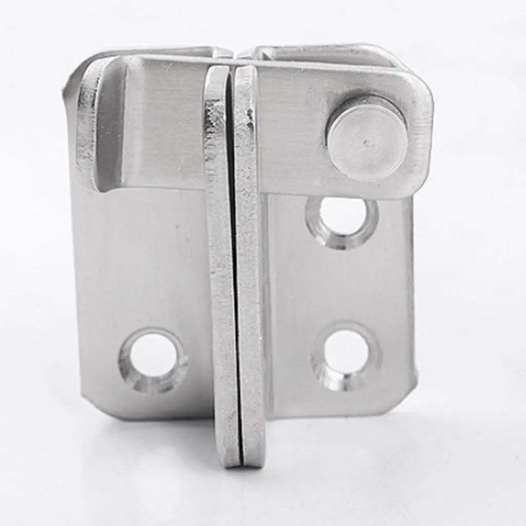 Stainless Steel Multi Purpose Door Latch Lock Cabinet Gate Safety Guard Security Buckle for Home Exterior Doors
