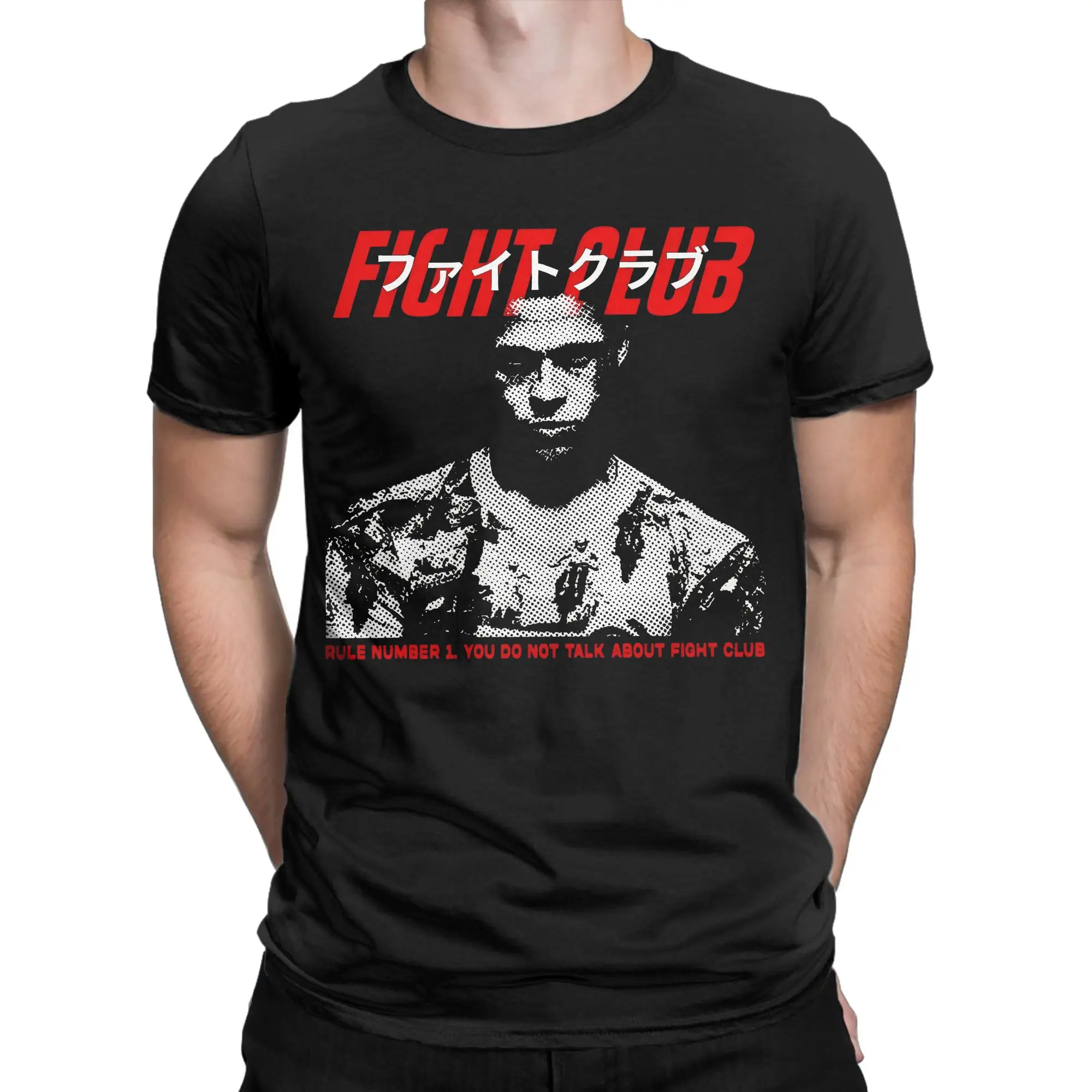 Men Women Fight Club Tyler Durden T Shirt  Cotton Clothing Fun Short Sleeve Round Neck Tees Classic T-Shirts