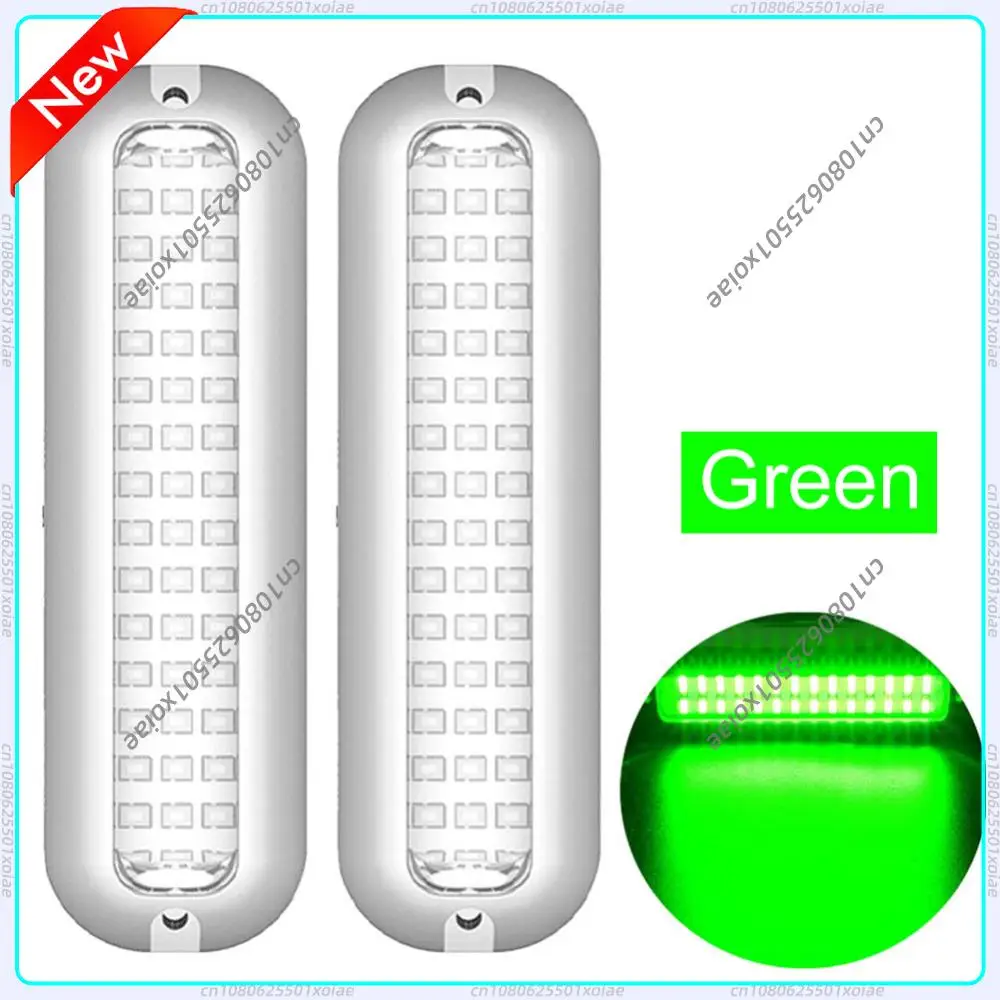 

2-4PCS LED Underwater Light Stainless Steel Marine Navigation Light IP68 Waterproof Marine Boat Lamp 80W Yacht Boat Accessories