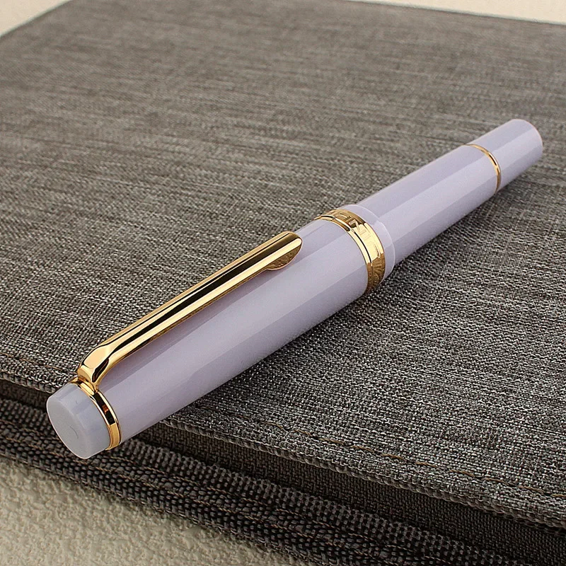 JINHAO 82 Mini Fountain Pen Short Pen Spin Golden EF F M Nib Business Office School Supplies Ink Pens