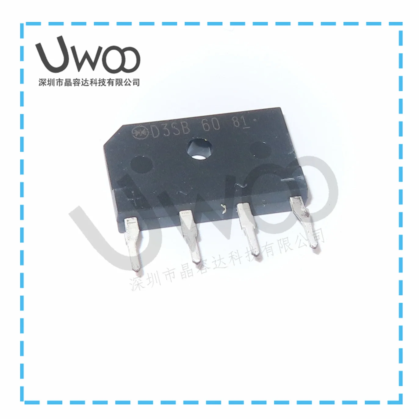 100%Original New D3SB60  ZIP-4  3A 600V    D3SBA60  ZIP4 3A 600V