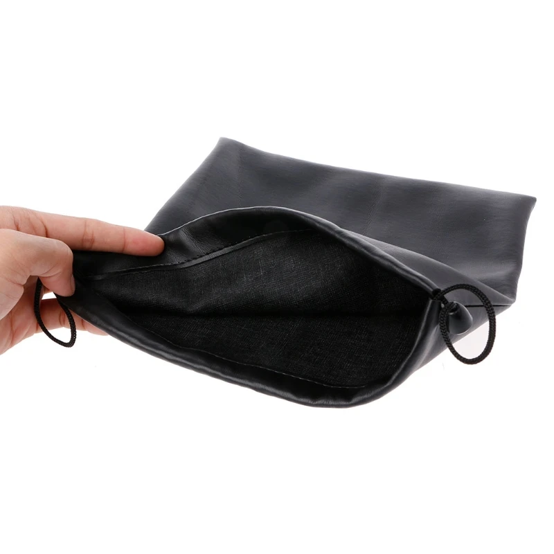 Soft Headphone Leather Storage Bag Waterproof Protective for Case Pouch for Large Size Headband Headphone Accessories