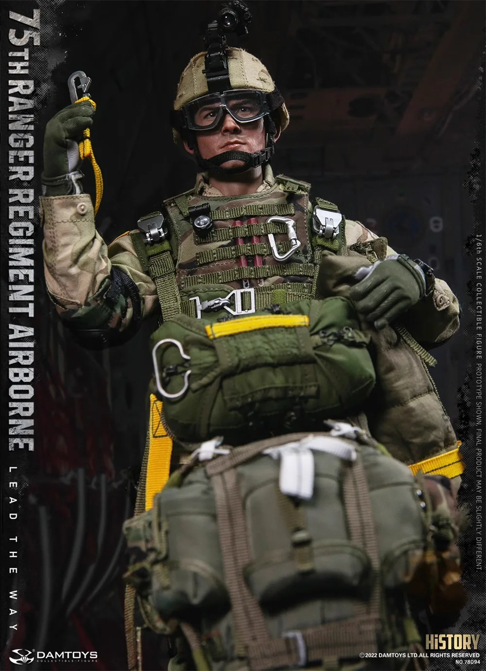 1/6 DAMTOYS DAM 78094 US.75th Ranger Armor Force Soldier Full Set Moveable Action Figure Gift For Fans Collect