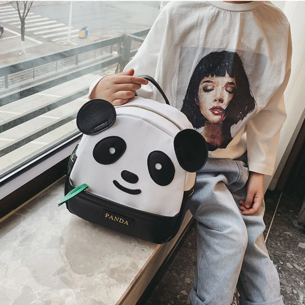 Children\'s School bags For Girls Kids Bag Kindergarten New  Girl Boy Simple Fashion Light Panda Cute School Backpack Rugzak