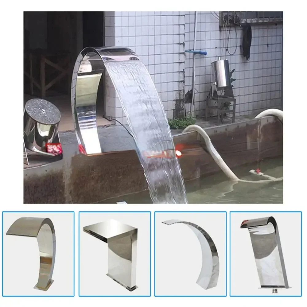 

Arc Water Curtain,Spa Shock Bath,Stainless Steel Sprinkler of Spa Pool,Landscape Fountain nozzle,Sauna Bath Center Equipment