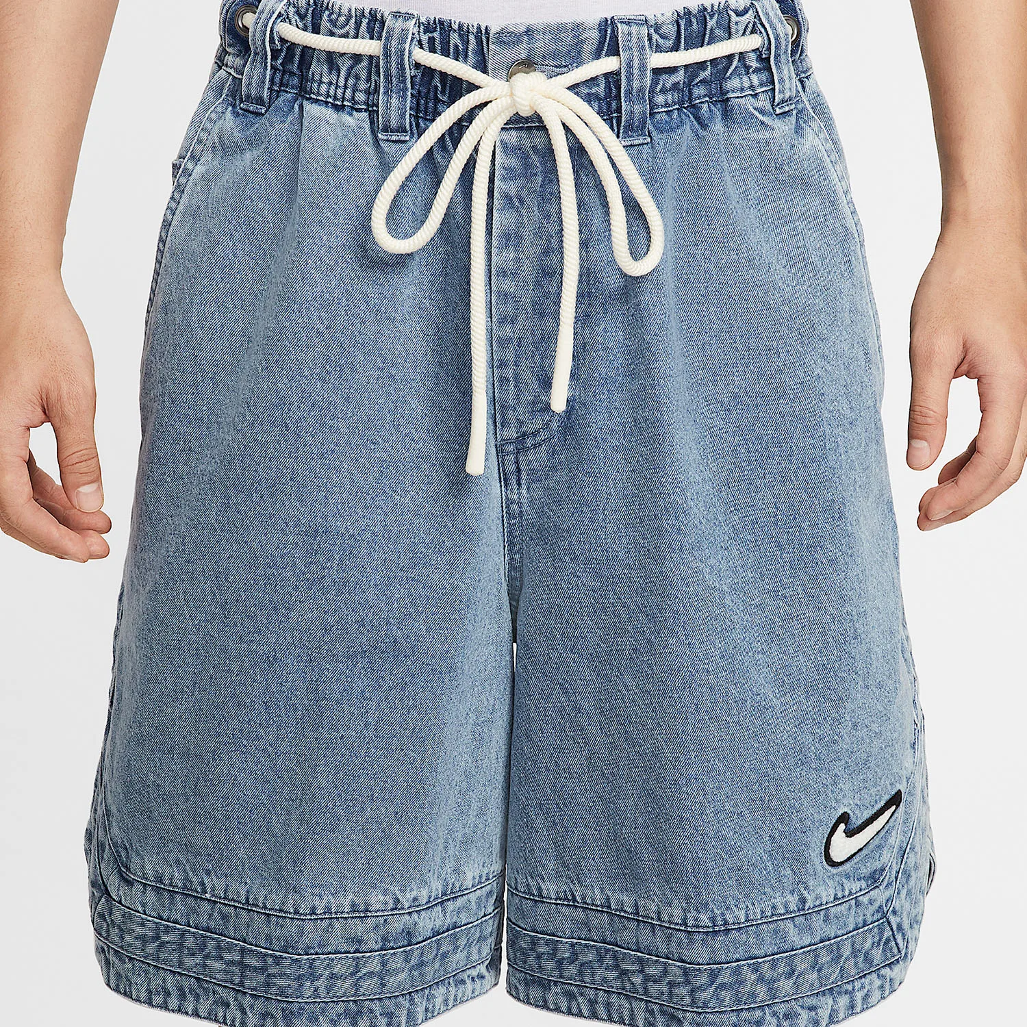 Nike Authentic Men's Casual Retro Soft Denim Basketball Shorts HV1914-436
