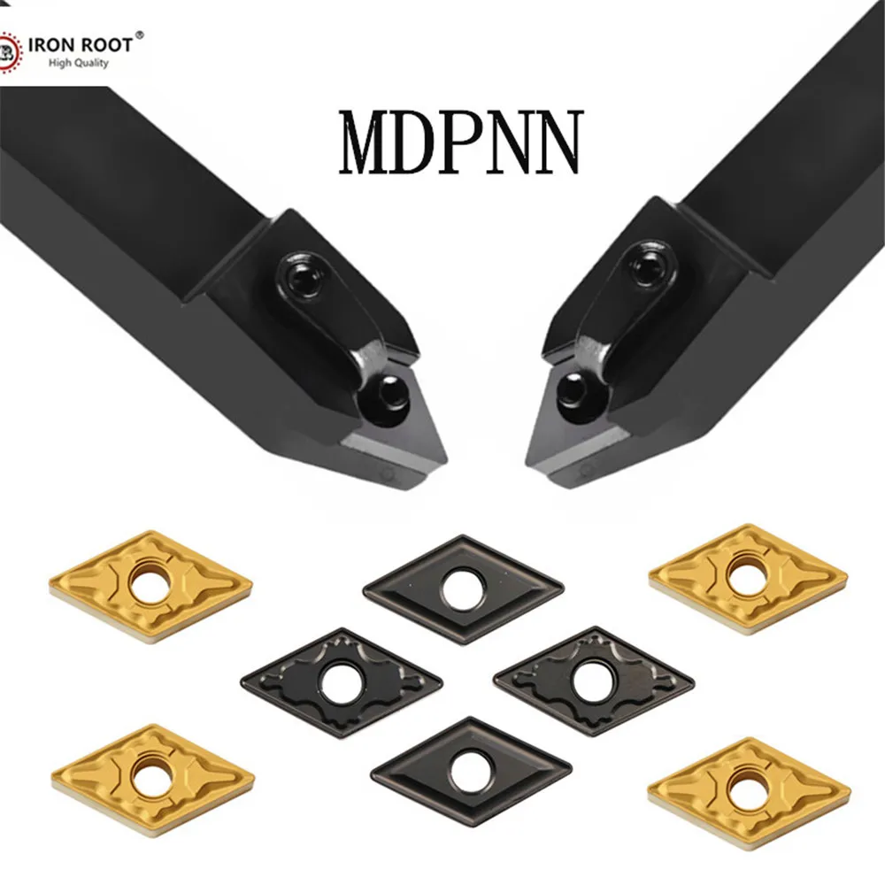 IRON ROOT MDPNN1616H11 MDPNN2020H11 MDPNN2525K11 MDPNN3232P11 Токарный станок с ЧПУ Внешний держатель токарного инструмента DNMG 150408