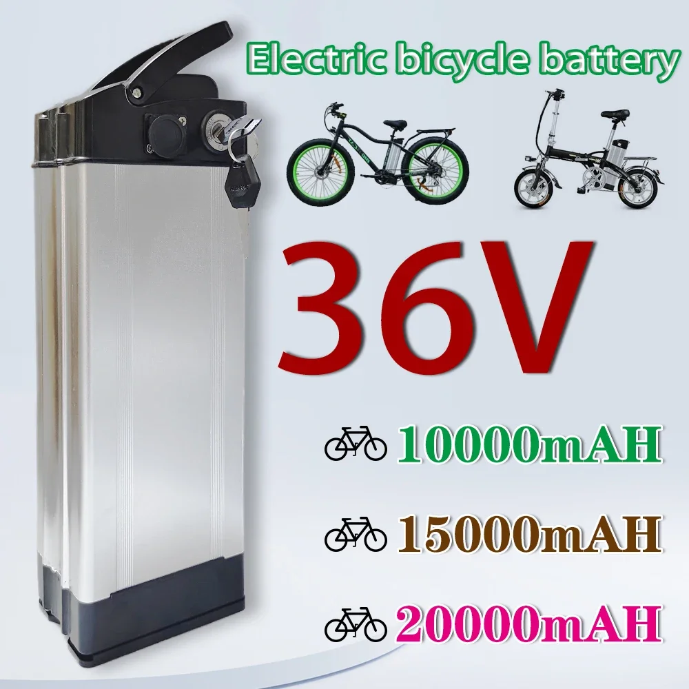 HaiBa 36V Ebike Battery Pack 10000mAH/15000mAH/20000mAH For Shengmilo MX20 Folding Fat Tire Snow Bike Electric Bicycle