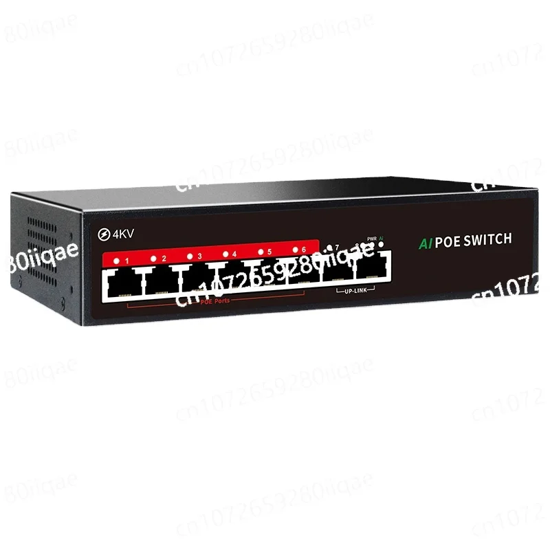 Hot-selling camera expander Gigabit 6 port 48v POE switch