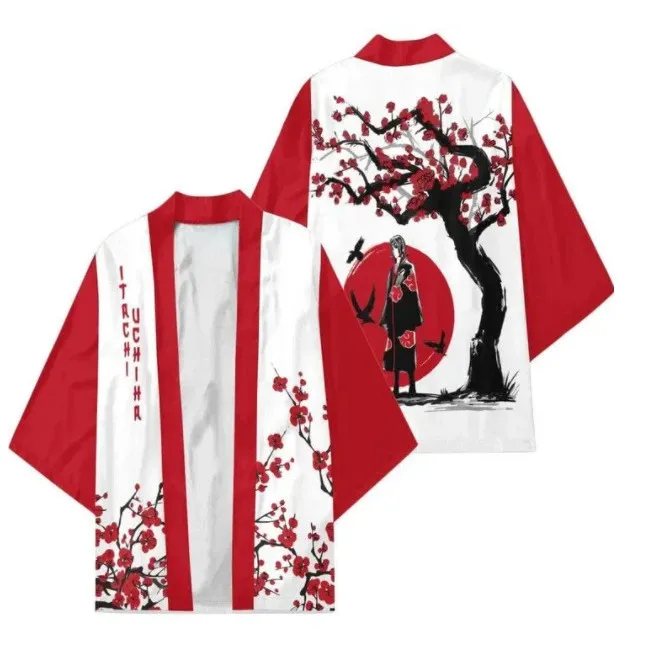 الصيف الرجعية اليومية نمط جديد كيمونو سترة Ukiyo-e كيمونو عباءة فضفاضة الكبار الأطفال فضفاضة #3