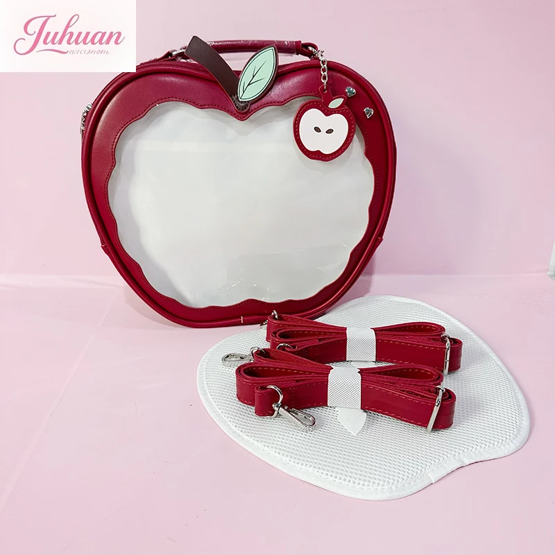 حقيبة مدرسية أصلية متخصصة Crossbady Mochilas Mujer حقائب يد نسائية شفافة حقيبة ظهر لطيفة حلوة أبل Ita Mochila للفتيات #5