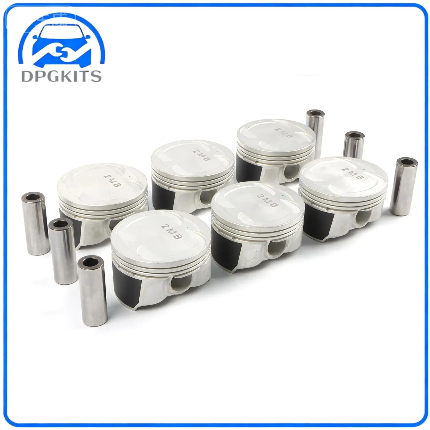 DPGKITS 6pcs Pistons Rings Set 23410-3E001 For Hyundai Kia G6EA 2.7 23410-3E001 Engine Pistons Rings Rods & Parts