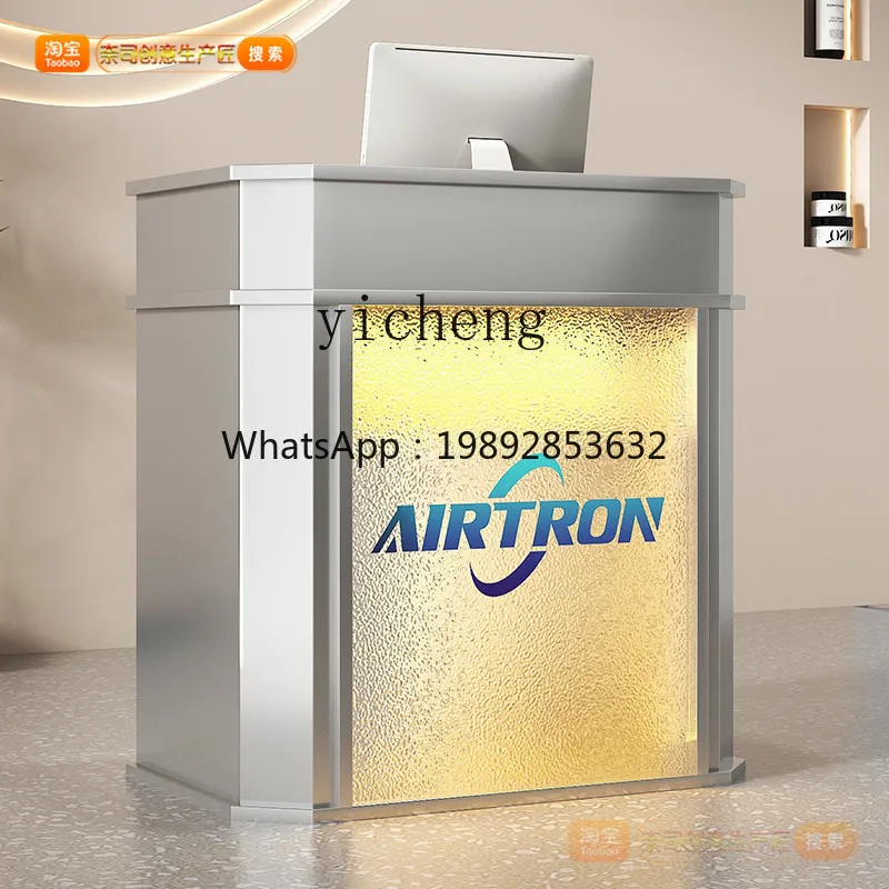 Bancone Reception Moderno Premium per Negozi, Ristoranti e Punti Vendita - Ideale anche come Bancone Cassa Compatto