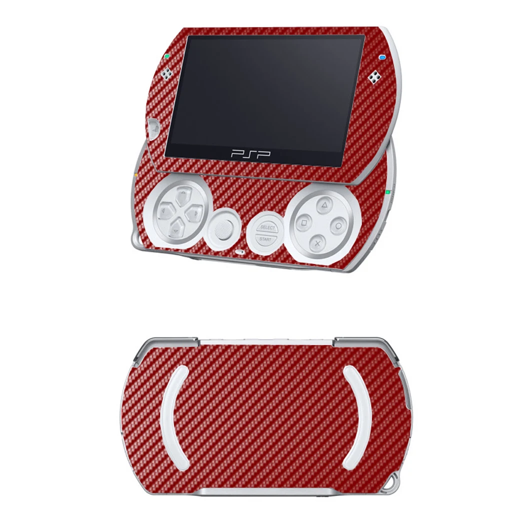 7 Colours Carbon Fiber Vinyl Skin Sticker Protector for Sony PSP Go Skins Stickers