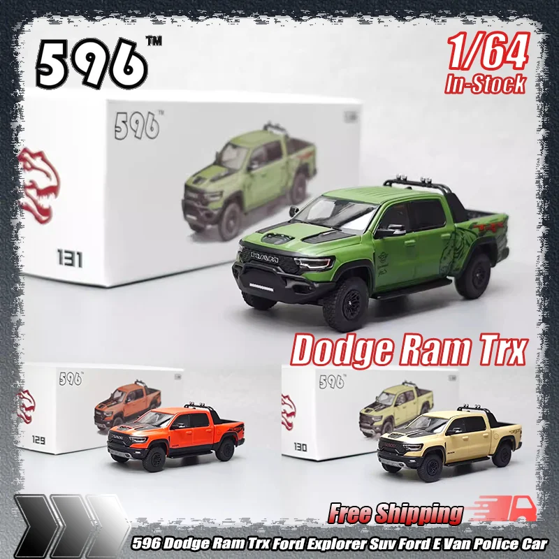 

Новые коллекционные модели автомобилей 1:64: Dodge Ram TRX, Ford Explorer SUV, Ford E Van, полицейская машина. Литые под давлением миниатюрные модели из сплава. Детские игрушки на заказ.