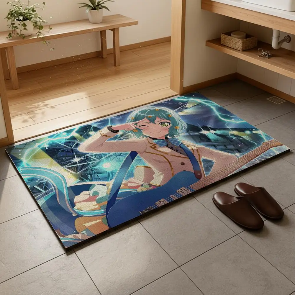 Floor Mat Diatomaceous Earth Bath Mat, QuickDrying, Water Absorb，MultiScene Household Floor Mat Z-ZOMBIE LAND SAGA