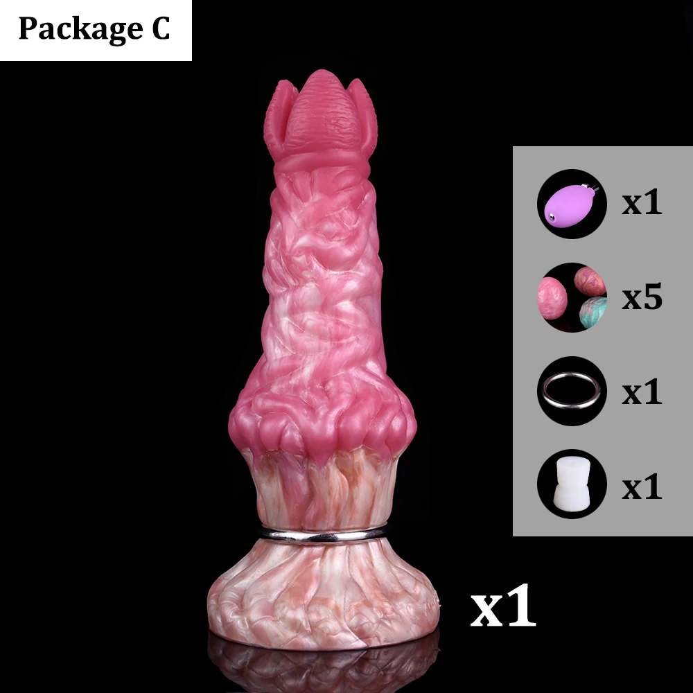 Plug anale fantasy dildo in silicone per uomo e donna monster_voghion.com