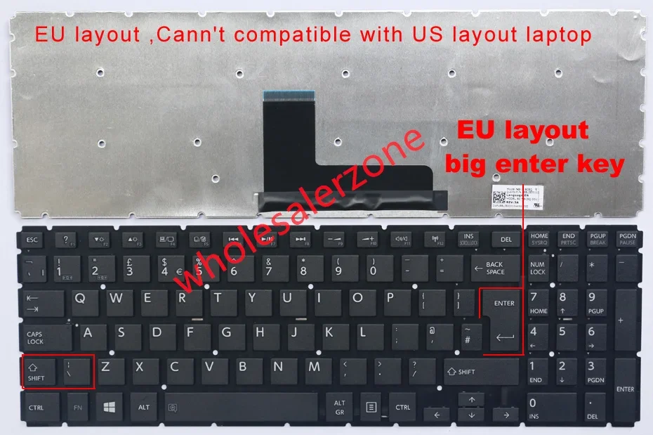 New Keyboard For Toshiba Satellite S50-B,S50D-B,S50t-B,S50-C,S50D-C,S50t-C,S55-B,S55D-B,S55t-B,S55-C,S55D-C,S55t-C series laptop