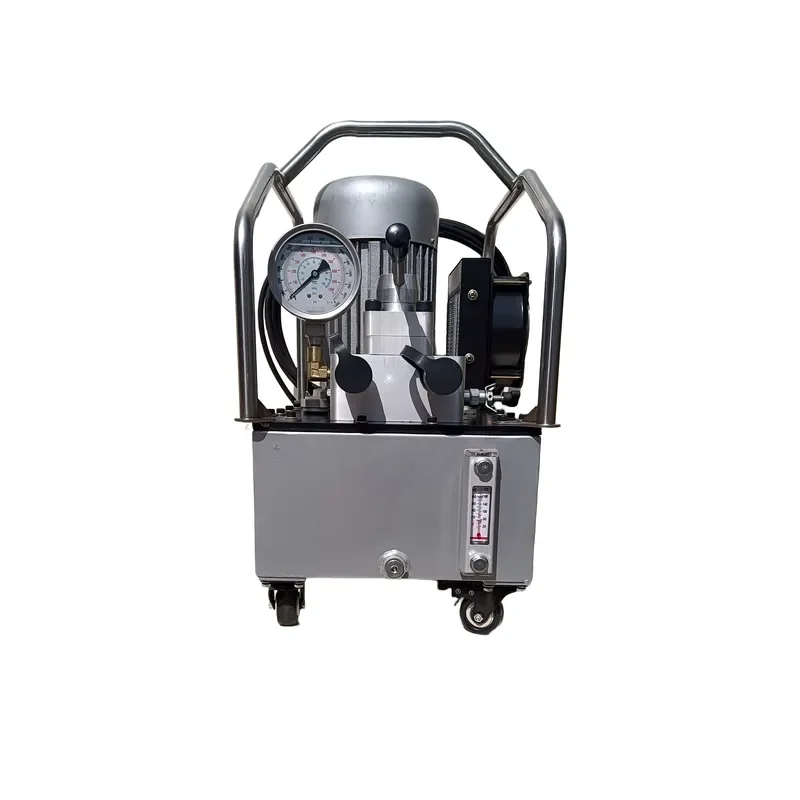700 Bar Manual Control Electric Hydraulic Pump Single Action and Dual Action Smart Cooling System
