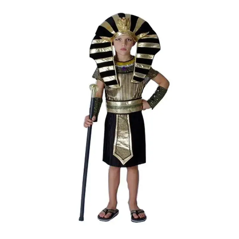 أزياء الهالوين للأولاد والبنات زي الفرعون المصري القديم ملابس الأميرات والأمراء المصريين القدماء للأطفال لعيد الهالوين #2