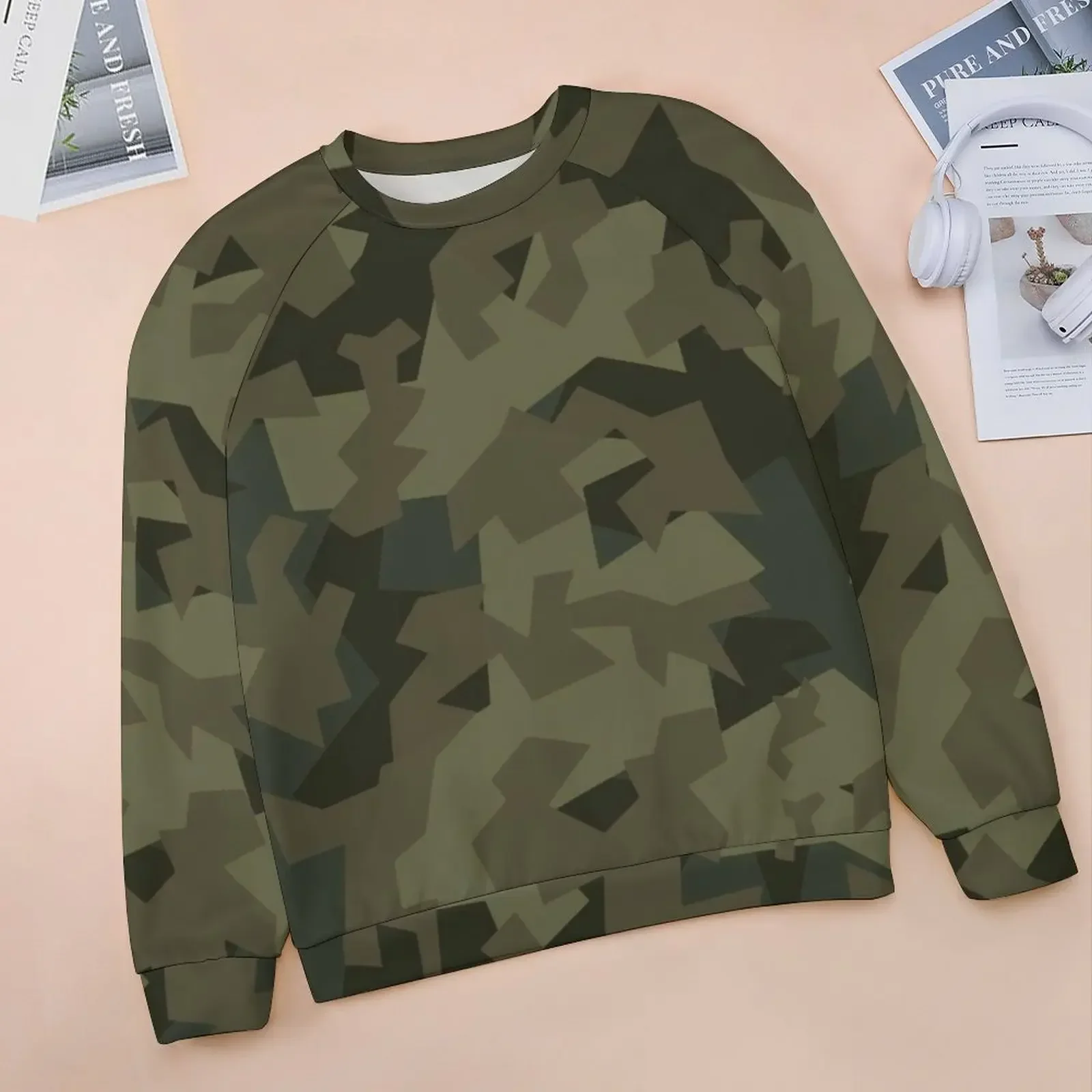 Military Camo Casual Hoodies Female Green Camouflage Army Elegant Hoodie Autumn Long Sleeve Street Fashion Oversized Sweatshirts