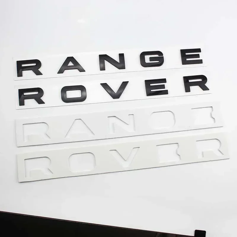 3d Car Trunk Badge Front Hood Bonnet Emblem For Logo Range Rover Sport Evoque Letters Sticker L320 L322 L494 L405 Accessories