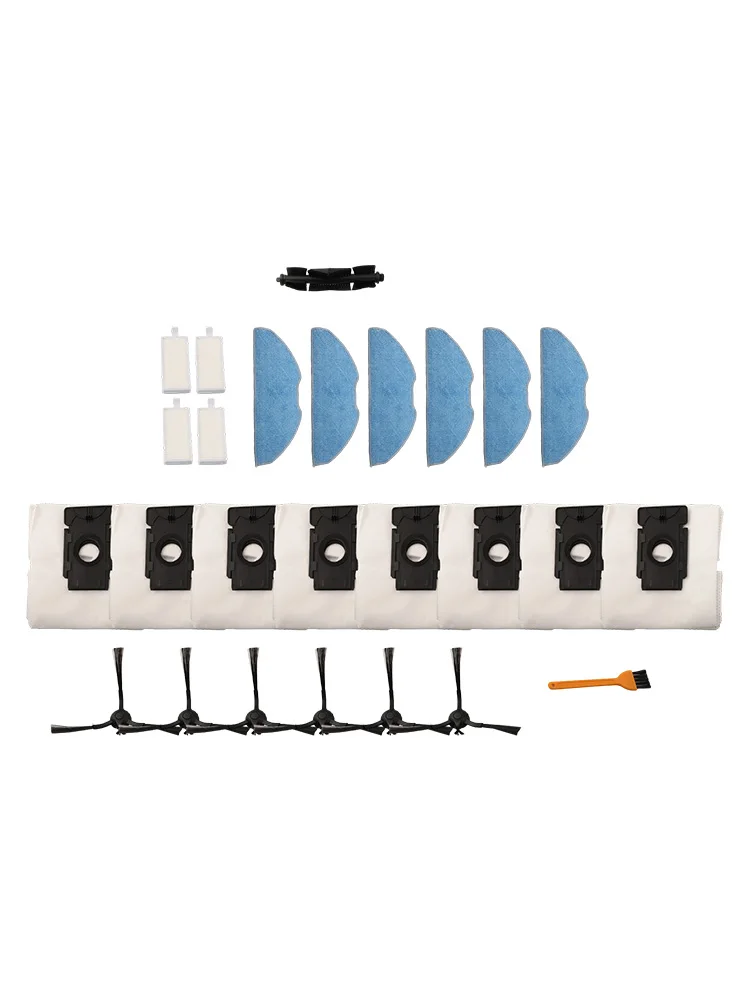 Robotic Vacuum Accessories Pack Designed Specifically for EZVIZ Models Including Brushes and Filtration System