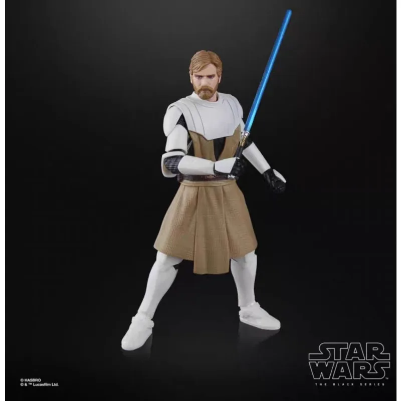 Original Hasbro Star Wars The Black Series Obi-Wan Kenobi & Clone Trooper (212th) Anime Figure Collection Model Toys view 2