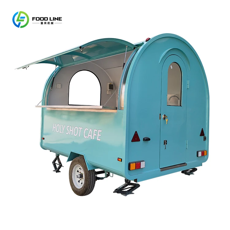 مصنع عالي الجودة مخصص مقطورة امتياز الطعام للبيع شاحنة الوجبات السريعة المتنقلة أوروبا