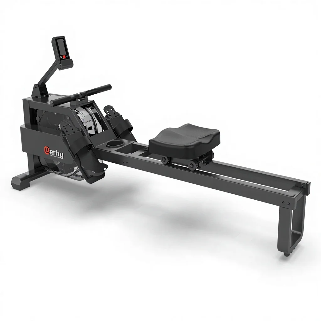 

Premium Iron Foldable Rowing Machine-Home Use Adjustable Resistance for Full-Body Workouts